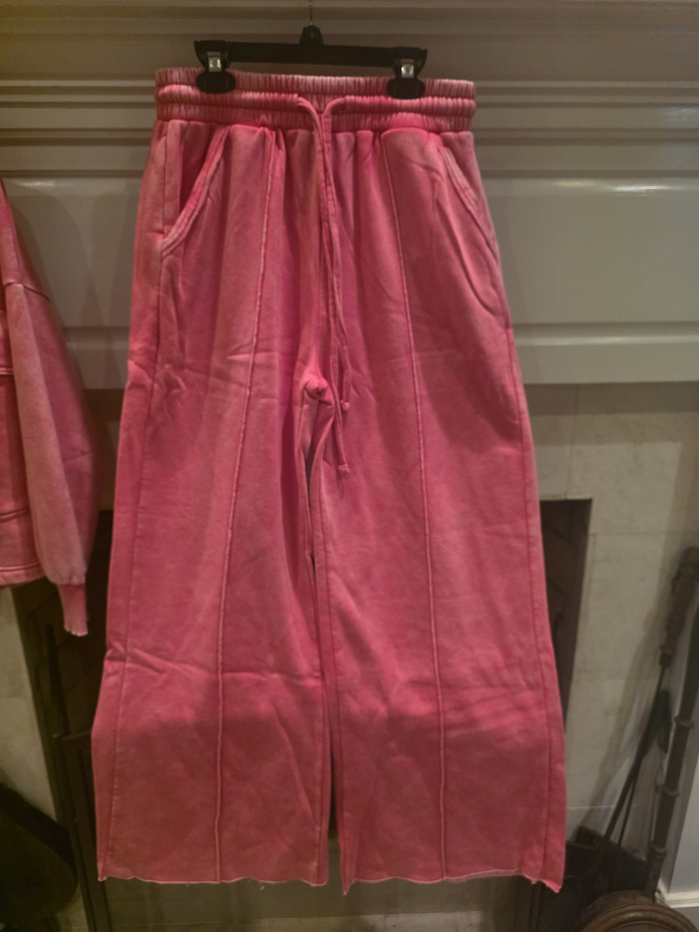 Zenana Outfitters Pink Wide-Leg Two-Piece Set - Picture 3 of 6